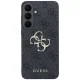 Guess Leather 4G Metal Logo vāciņš Samsung Galaxy S26 FE, melns