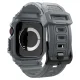 Spigen Rugged Armor Pro siksniņa un ietvars Apple Watch 10 46mm pelēka