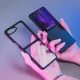 3mk Satin Armor Case+ vāciņš Samsung Galaxy Z Flip 7, Caurspīdīgi melns