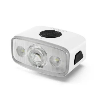 Velosipēda priekšējais lukturis Rockbros QC1200, 1200 lm, USB-C, balts