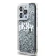 DKNY iPhone 13 / 13 Pro vāciņš Liquid Glitter Big Logo, melns