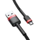 Micro USB kabelis Baseus Cafule 1.5A 2m Sarkans/Melns