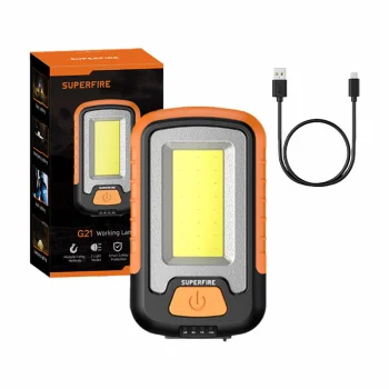 Superfire G21 darbnīcas lukturis, 650lm, USB