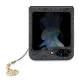 Guess 4G Charms vāciņš Samsung Galaxy Z Flip 5 pelēks