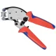 Knaibles vadu uzgaļu gofrēšanai KNIPEX Twistor 16 97 53 18, 200 mm, sarkana/zila