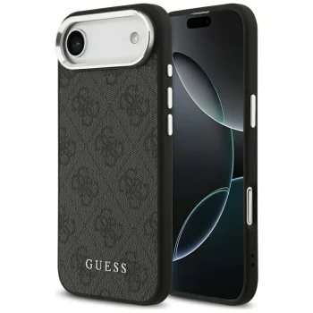 Guess 4G Classic Logo MagSafe vāciņš iPhone 17 Air, melns