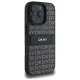 DKNY Texture Pattern Tonal Stripe vāciņš iPhone 16 Pro, melns