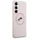 Karl Lagerfeld Silicone Karl & Choupette Heads MagSafe vāciņš Samsung Galaxy S25 FE - Rozā