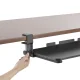 Maclean MC-839 zemgalda tastatūras plaukts, melns