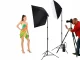 2x 135W Softbox studijas apgaismojuma komplekts ar statīviem