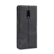 OnePlus 7 Vintage Style Magnetic Leather Wallet Protective Case Cover, Black | Telefona Vāciņš Maciņš Apvalks...