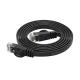Orico PUG-C6B CAT6 RJ45 Tīkla Kabelis, Plakans, 15m, Melns