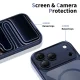 Tech-Protect Magpeak Magsafe CC vāciņš priekš iPhone 17 Pro Max, zils/caurspīdīgs