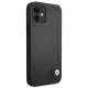 BMW iPhone 12 mini vāciņš Leather Deboss, melns