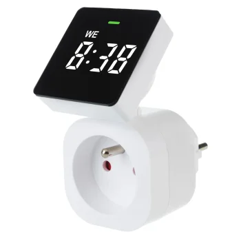 GreenBlue GB610 E digitālais taimeris, 16A, 3680W, IP20, balts