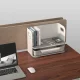 Ergo Office ER-440 galda organizators ar atvilktni, balts