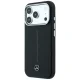 Mercedes vāciņš iPhone 18 Pro Max / 17 Pro Max Leather Semi Wrap Iconic Line MagSafe, melns