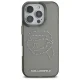 Karl Lagerfeld IML Rhinestones Karl Head vāciņš priekš iPhone 16 Pro Max 6.9\", melns