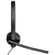Logitech H570E USB austiņas ar mikrofonu Melnas
