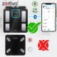 ZORTIVA Smart Premium viedie personālsvari, ar analīzi, melni