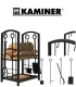 Kaminer PK011 Malkas statīvs ar kamīna piederumiem, melns
