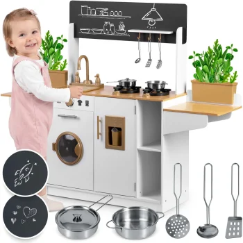 Ricokids RC-836 koka rotaļu virtuve bērniem
