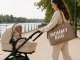 Mommy Bag 3-in-1 māmiņu soma ar organizatoru un kosmētikas maciņu, brūna