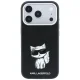 Karl Lagerfeld Smooth Choupette Sketch MagSafe vāciņš iPhone 18 Pro Max / 17 Pro Max, melns