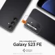 Samsung Galaxy S23 FE (SM-S711B/DS) Spigen Optik.Tr CAmera Protector 2-Pack with Frame, Black | Kameras Aizsargstikls 2...