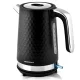 Berdsen BD-705 elektriskā tējkanna, 1.7L, melna/sudraba