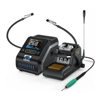 Lodēšanas stacija FNIRSI DWS-200 210 200W ar 2.8" TFT ekrānu