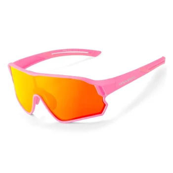Rockbros velosipēdistu brilles bērniem 8-14 gadi, rozā