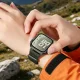 Tech-Protect Nylon pulksteņa siksniņa Huawei Watch Fit 3 / 4 / 4 Pro / 5 / 5 Pro, zaļa
