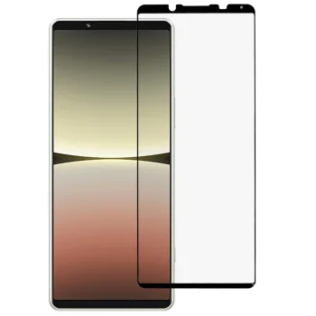 5D Aizsargstikls Sony Xperia 5 IV, Melns Pilna Pārklājuma (Tempered Glass)