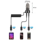 Auto lādētājs Tech-Protect CC05 2-Port PD 60W ar USB-C kabeli, melns