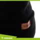 Trizand ziemas cepure ar USB LED lukturīti, melna