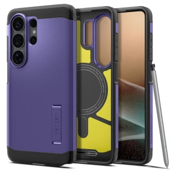 Spigen Tough Armor Mag vāciņš Samsung Galaxy S26 Ultra ar MagSafe, violets