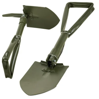 Multifunkcionāla Saliekama Izdzīvošanas Tūrisma Sapiera Lāpsta ar Somu | Folding Camping Survival Sapper Shovel