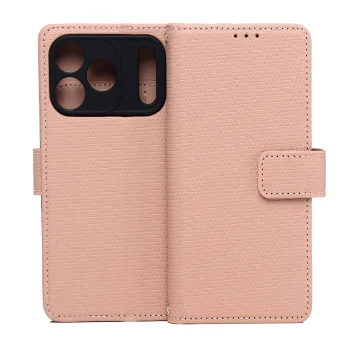 TFO Smart Triangle atverams maciņš priekš iPhone 17 Pro / 18 Pro 6,3", rozā