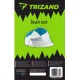 Trizand Pludmales telts 220x120x90cm, tirkīza/pelēka