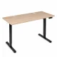 ModernHome elektriski regulējams galds 140x60 cm 72-118 cm, gaišs ozols