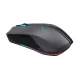 Bezvadu spēļu pele Machenike M721, 10000 DPI, RGB, melna