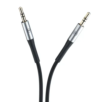 AUX kabelis 3.5 mm – 3.5 mm 3mk, 1 m, audio kabelis