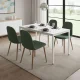 Modernhome NORD-MRW-W galds 120x60 cm, balts marmors