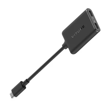 Uzlādes adapteris Viture USB-C XR Pro priekš iPhone, melns