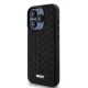 DKNY iPhone 15 Pro Max vāciņš 3D Rubber Repeat Pattern, melns