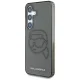 Karl Lagerfeld Rhinestones Karl Head Logo vāciņš Samsung Galaxy S25, Melns