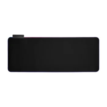 RGB spēļu peles paliktnis ar USB centrmezglu 800x300 mm, melns