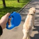 Automātiskā suņu pavada, lentes tipa, ar bloķētāju, 5m, līdz 15kg, zila