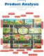 Bērnu Plāns Paklājs ar Ceļa zīmēm, 130 x 100 cm | Children\'s Slim Mat Carpet with Road Signs, 130 x 100 cm